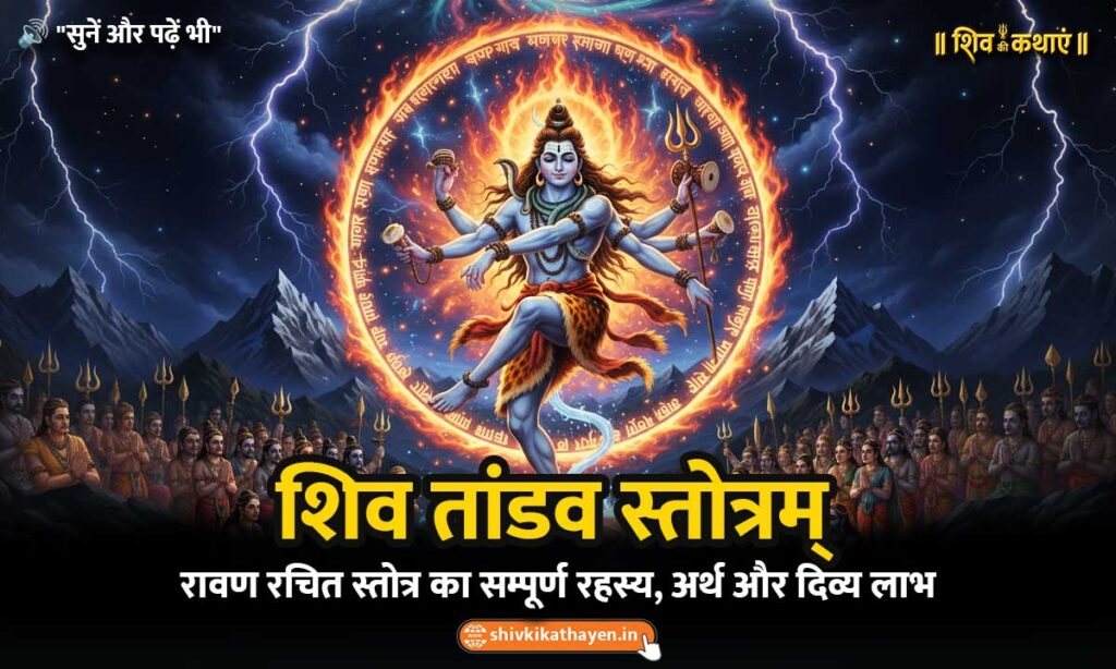 Lord Shiva Tandav pose - Shiv Tandav Stotram Benefits